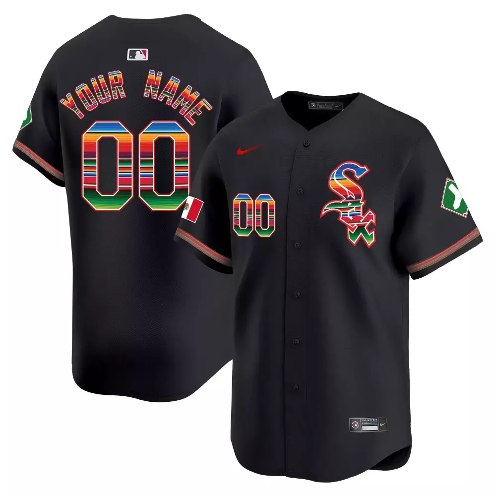Black Youth Chicago White Sox Mexico Vapor Premier Jersey | V2 Edition | Limited Fan Gear for Youth