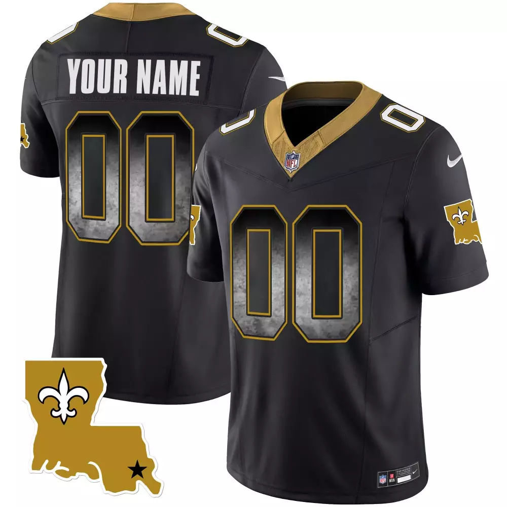 Bob Pollard New Orleans Saints Nike Game Retired Player Jersey | Black | Fan Gear for Men, Women & Youth