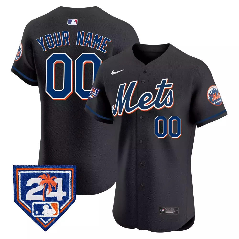 New York Mets 2024 Spring Training Limited Edition Jersey | Black Vapor Premier Custom Stitched | Fan Gear for All | For Men, Women & Youth