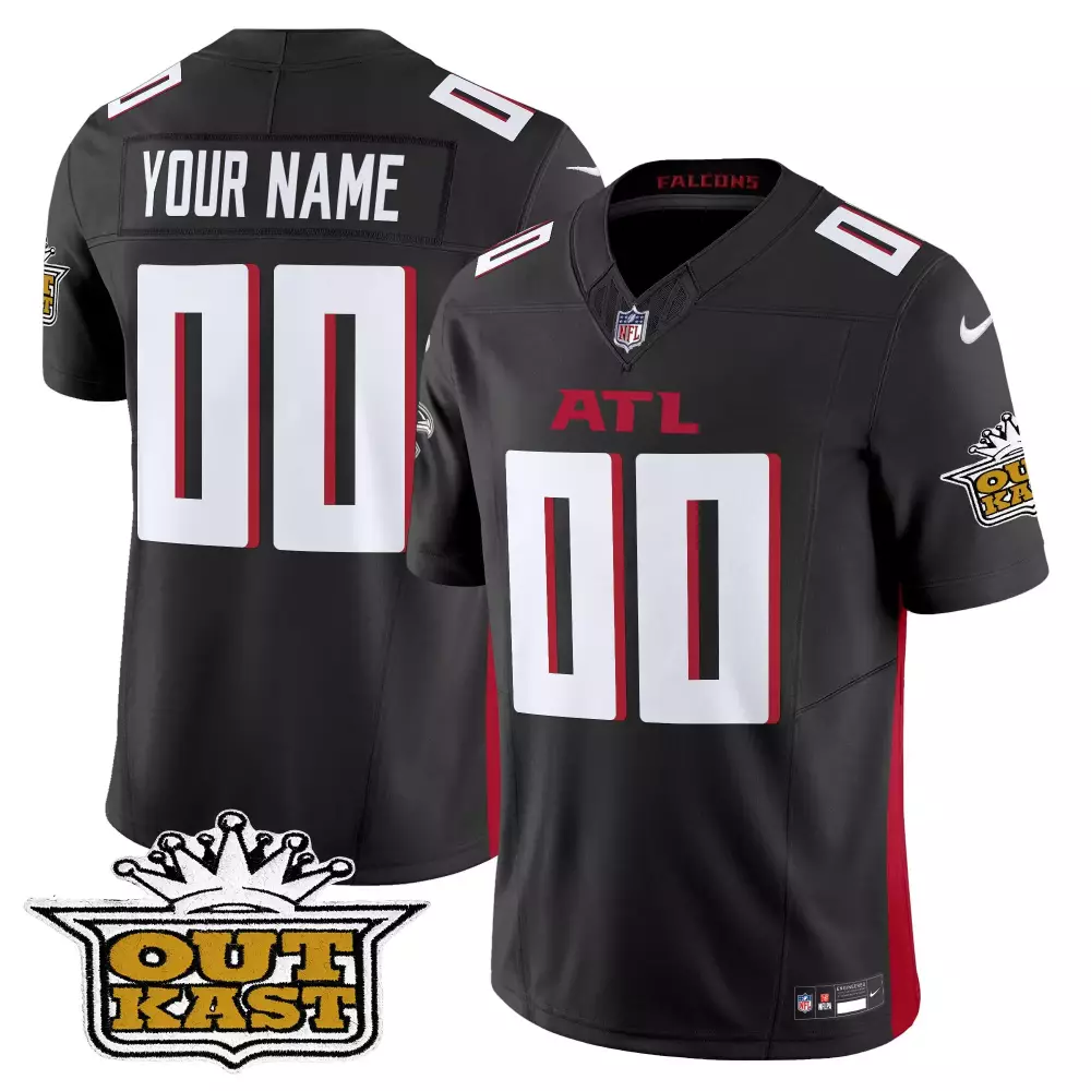 black youth atlanta falcons game custom jersey all stitched