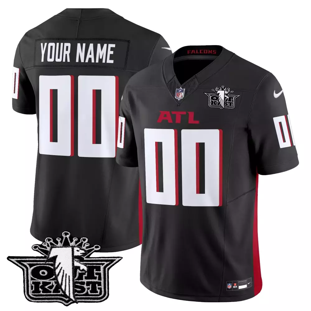 black youth atlanta falcons game custom jersey all stitched