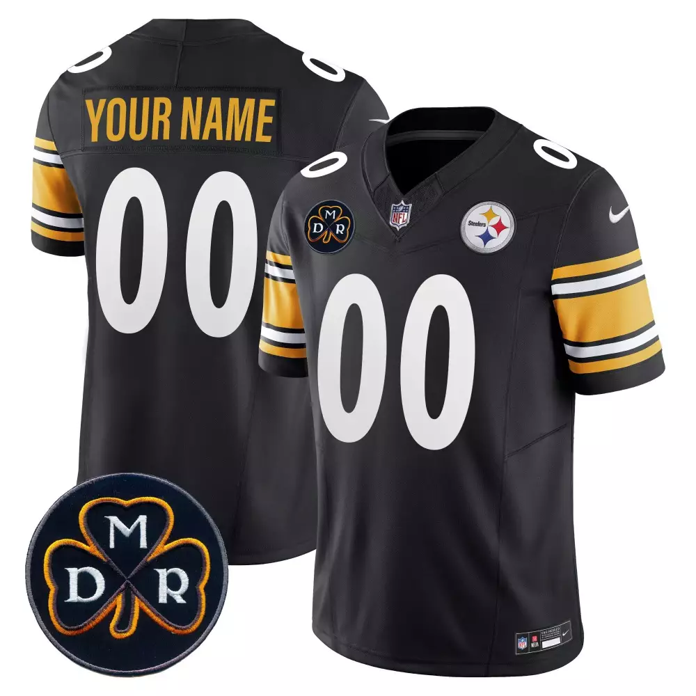 Pittsburgh Steelers Youth Game White & Back Custom Name Jersey | All Stitched | Perfect Fan Gear for Game Day | For Men, Women & Youth