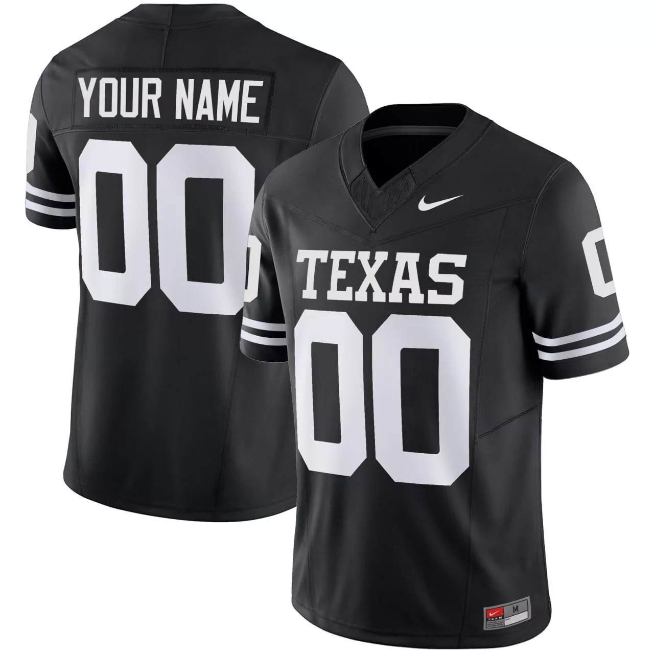 black youth texas longhorns 2024 vapor limited custom jersey all stitched
