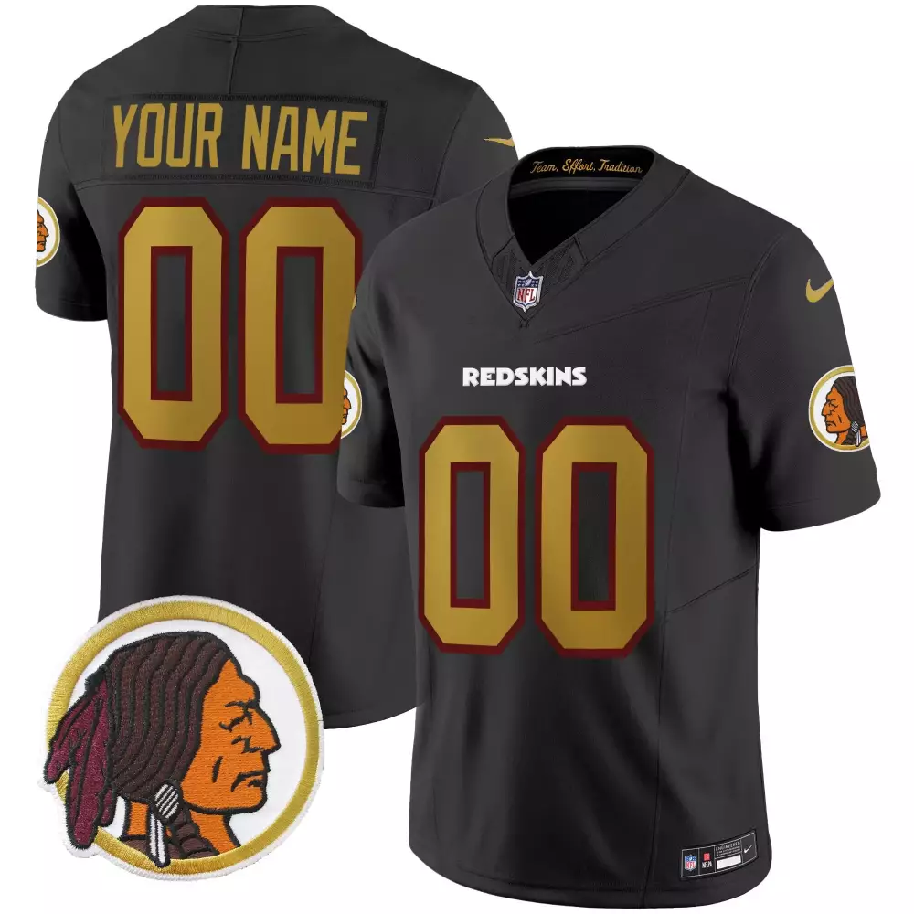 black youth washington redskins throwback vapor limited custom jersey all stitched