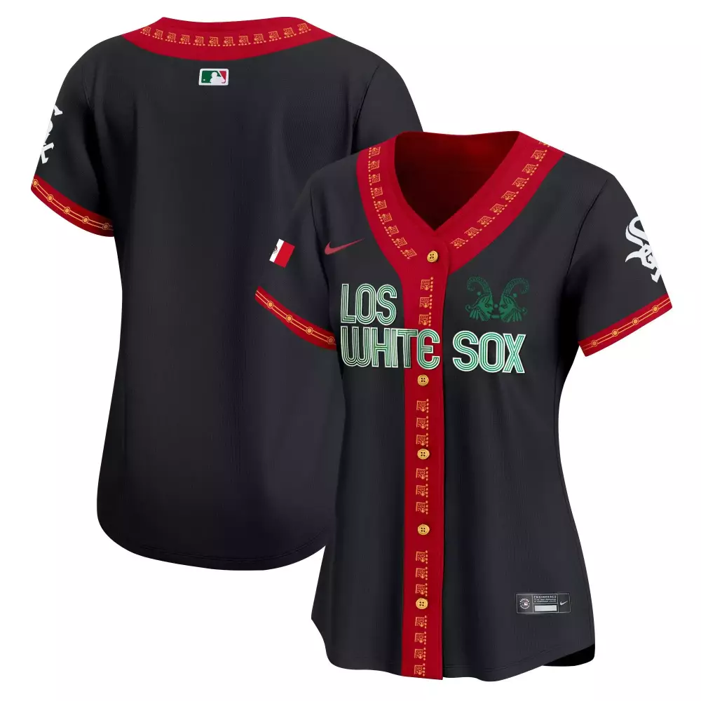 Blank Black Women's Chicago White Sox Mexico Vapor Premier Jersey | Limited Edition Fan Gear for Women