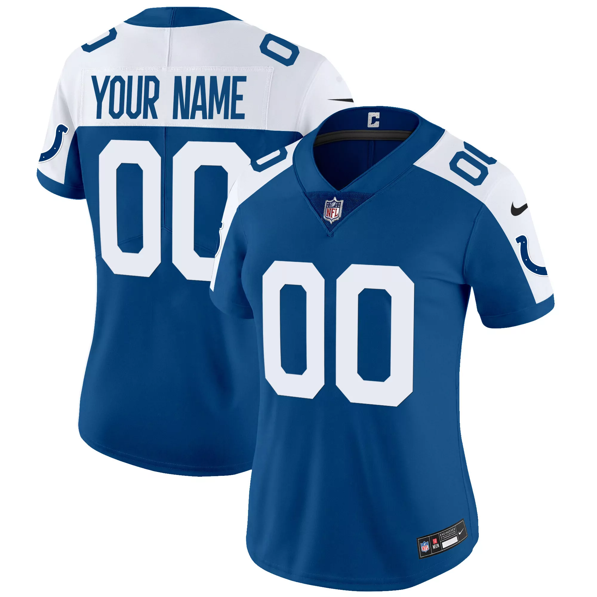 black alternate youth indianapolis colts vapor limited custom jersey all stitched