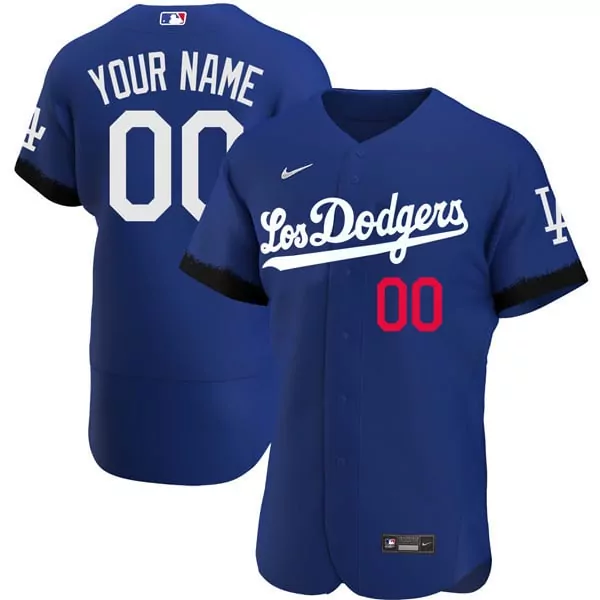 blue women los angeles dodgers kike hernandez blue jersey all stitched
