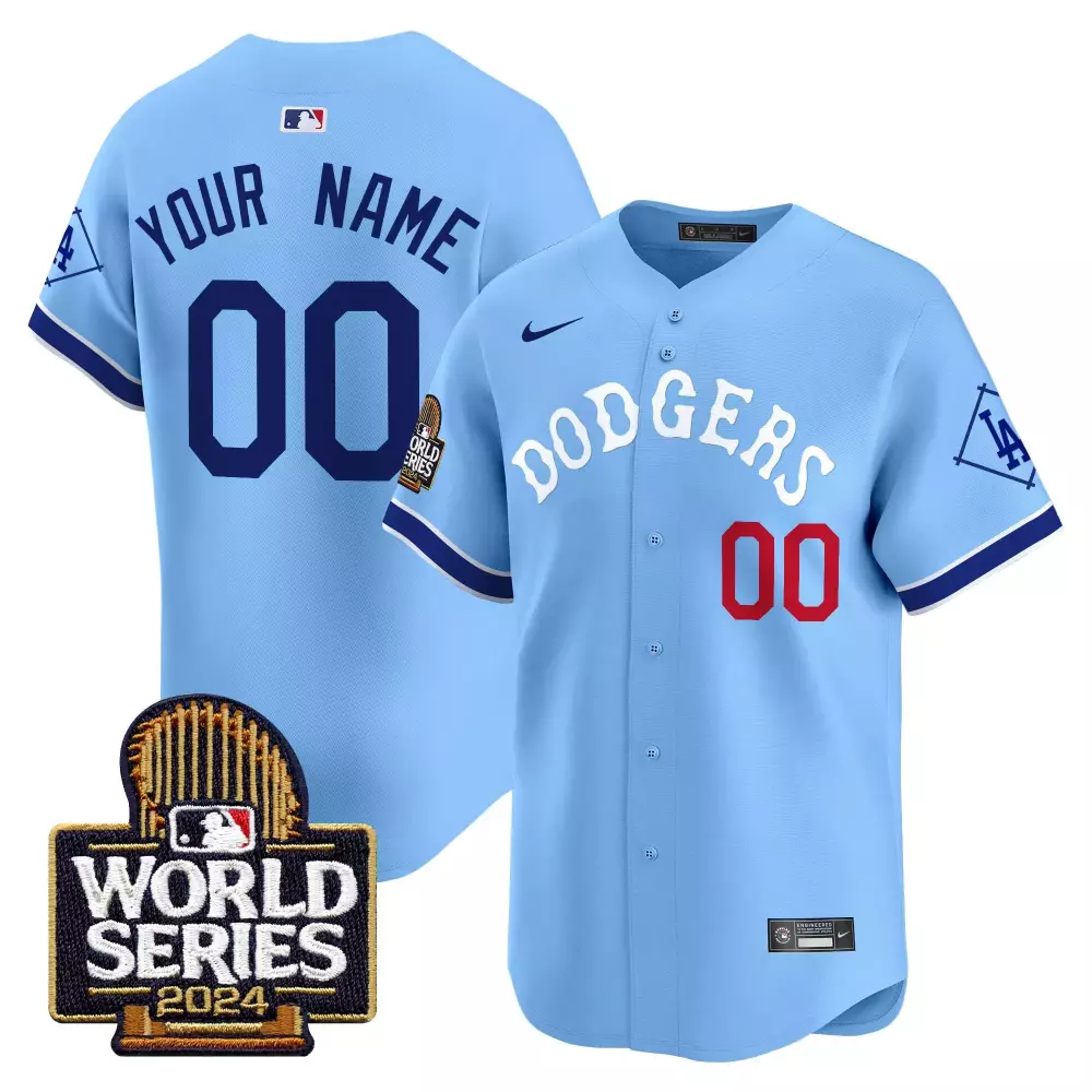 Youth Dodgers Tribute 2024 World Series Jersey | Vapor Premier Limited Edition | Fan Gear for Game Day | For Youth