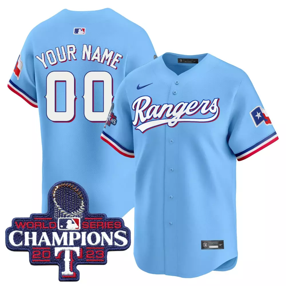 Texas Rangers Women's World Series Champions Vapor Premier Jersey V2 | All Stitched Red Design | Limited Edition Fan Gear for Men, Women & Youth