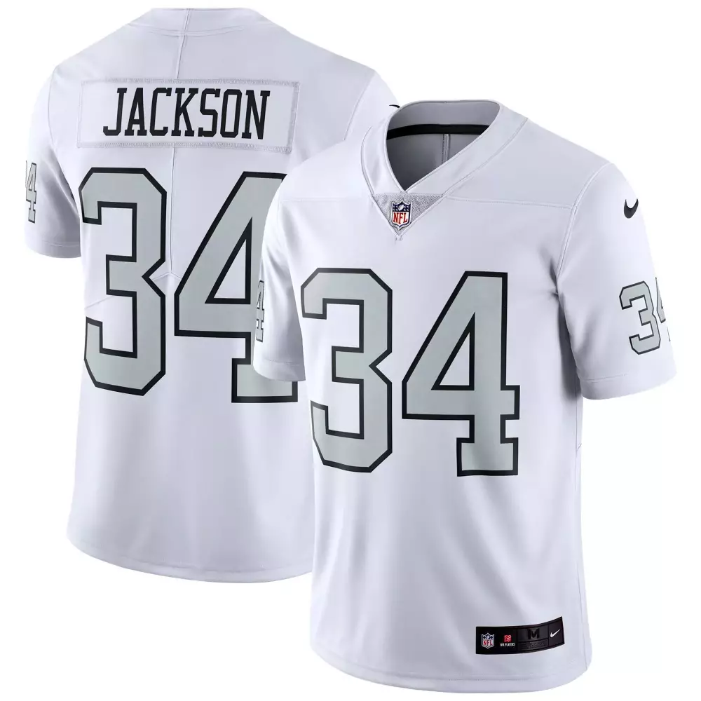 bo jackson women las vegas raiders 2022 salute to service retired player limited olive all stitched