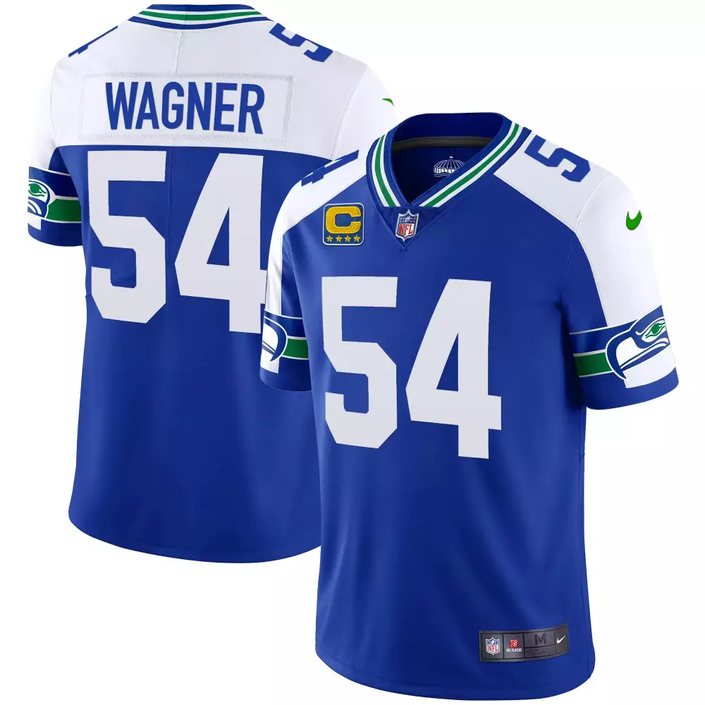 Bobby Wagner Alternate Men's Seattle Seahawks Throwback Gold Vapor Limited Jersey | All Stitched | Game Day Outfit for Men, Women & Youth