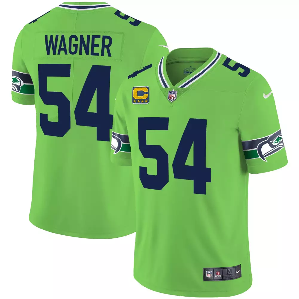 Bobby Wagner Seattle Seahawks Throwback Gold Jersey | White Stitched Style | Replica Fan Gear for Men, Women & Youth