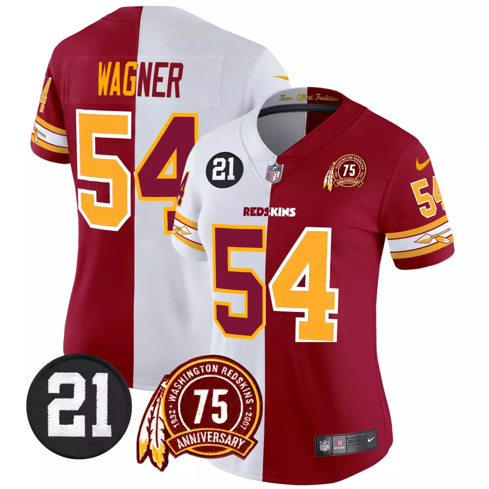 bobby wagner half womens washington redskins 75th sean taylor patch vapor limited jersey v2 all stitched