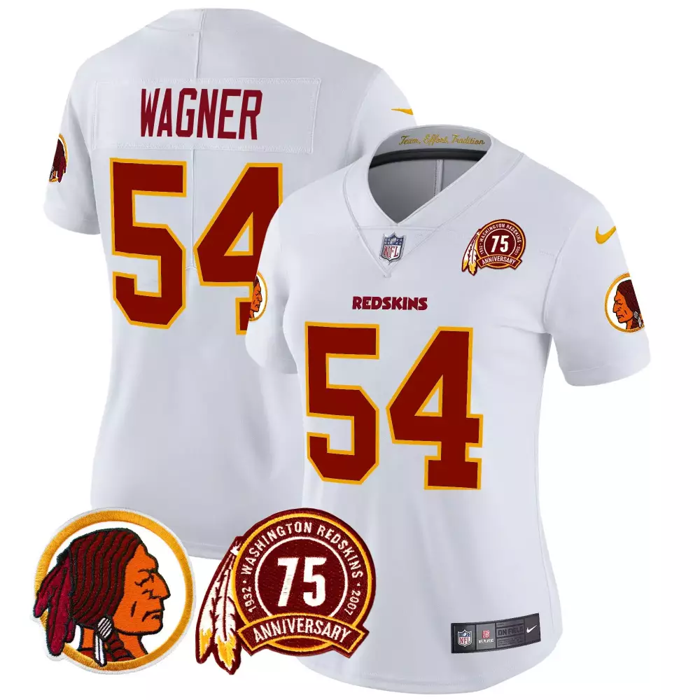 bobby wagner white mens washington redskins 75th sean taylor patch vapor limited jersey v2 all stitched