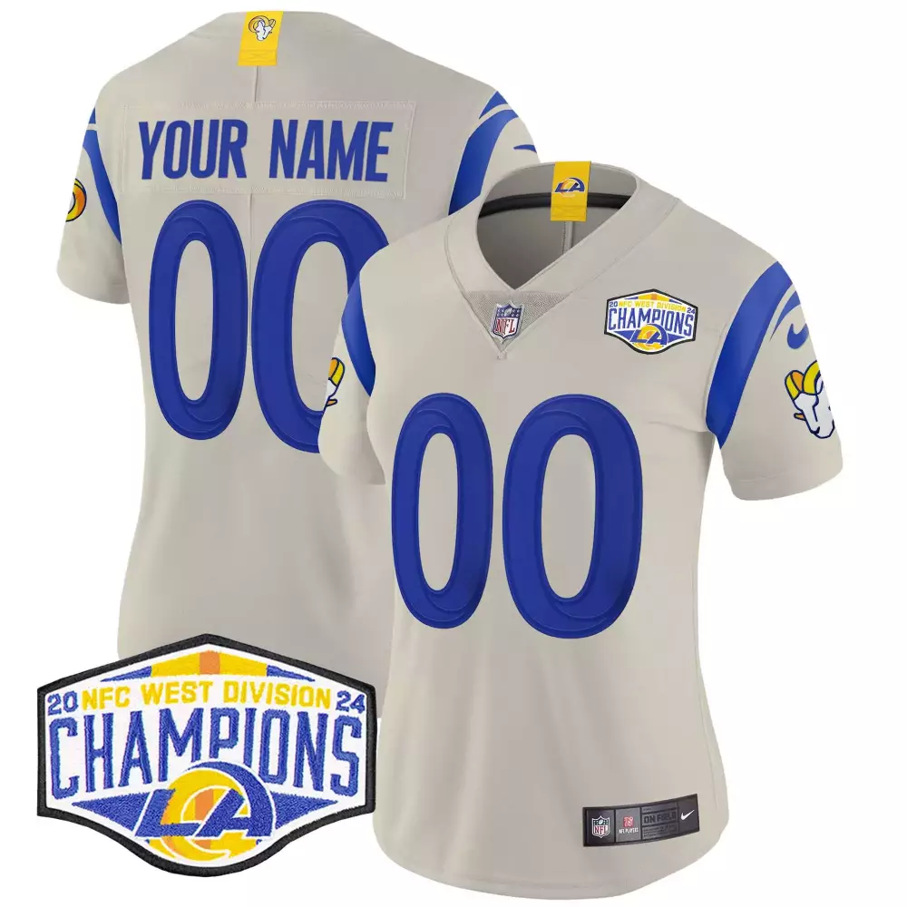 bone men los angeles rams vapor limited custom jersey all stitched