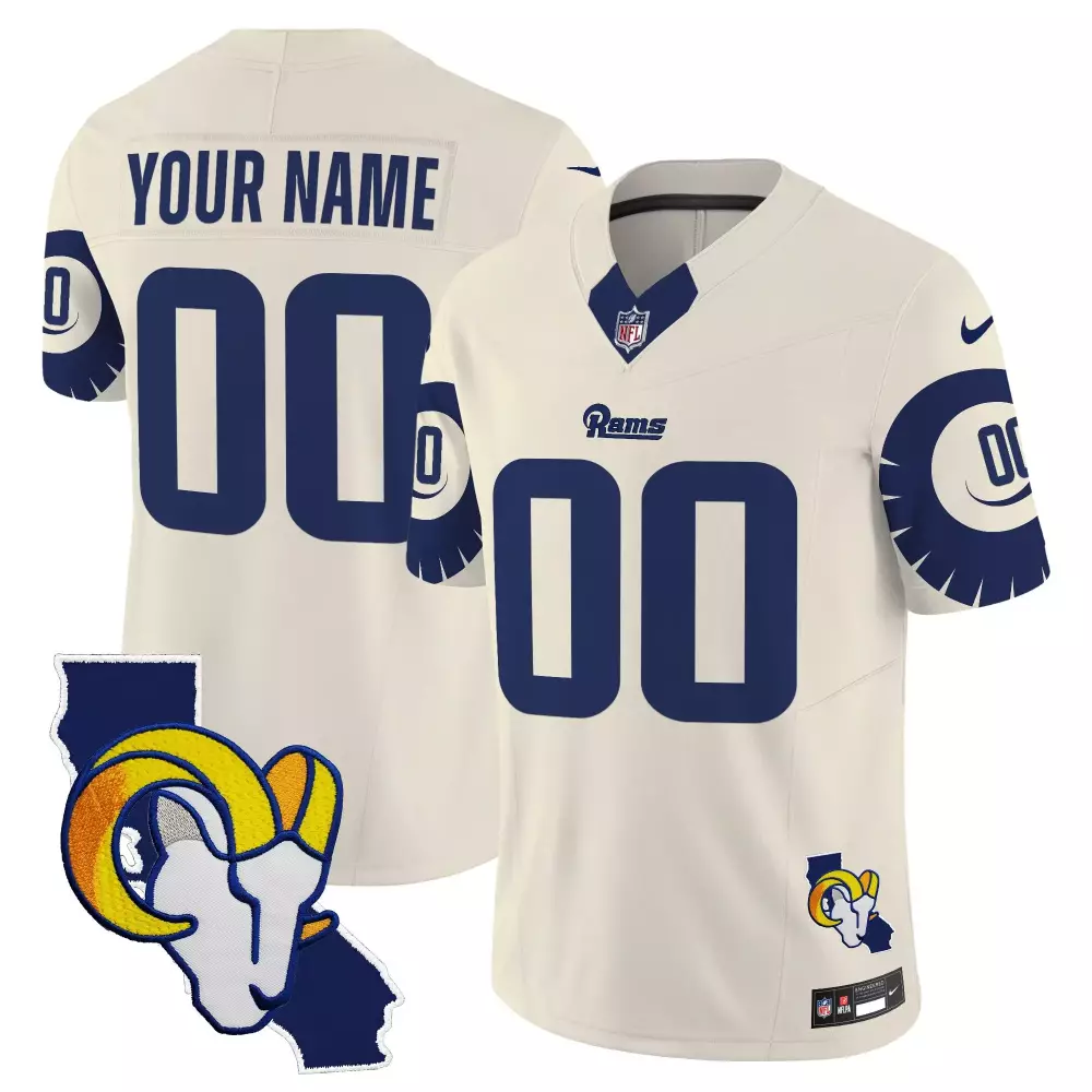 bone youth los angeles rams special vapor limited custom jersey v2 all stitched