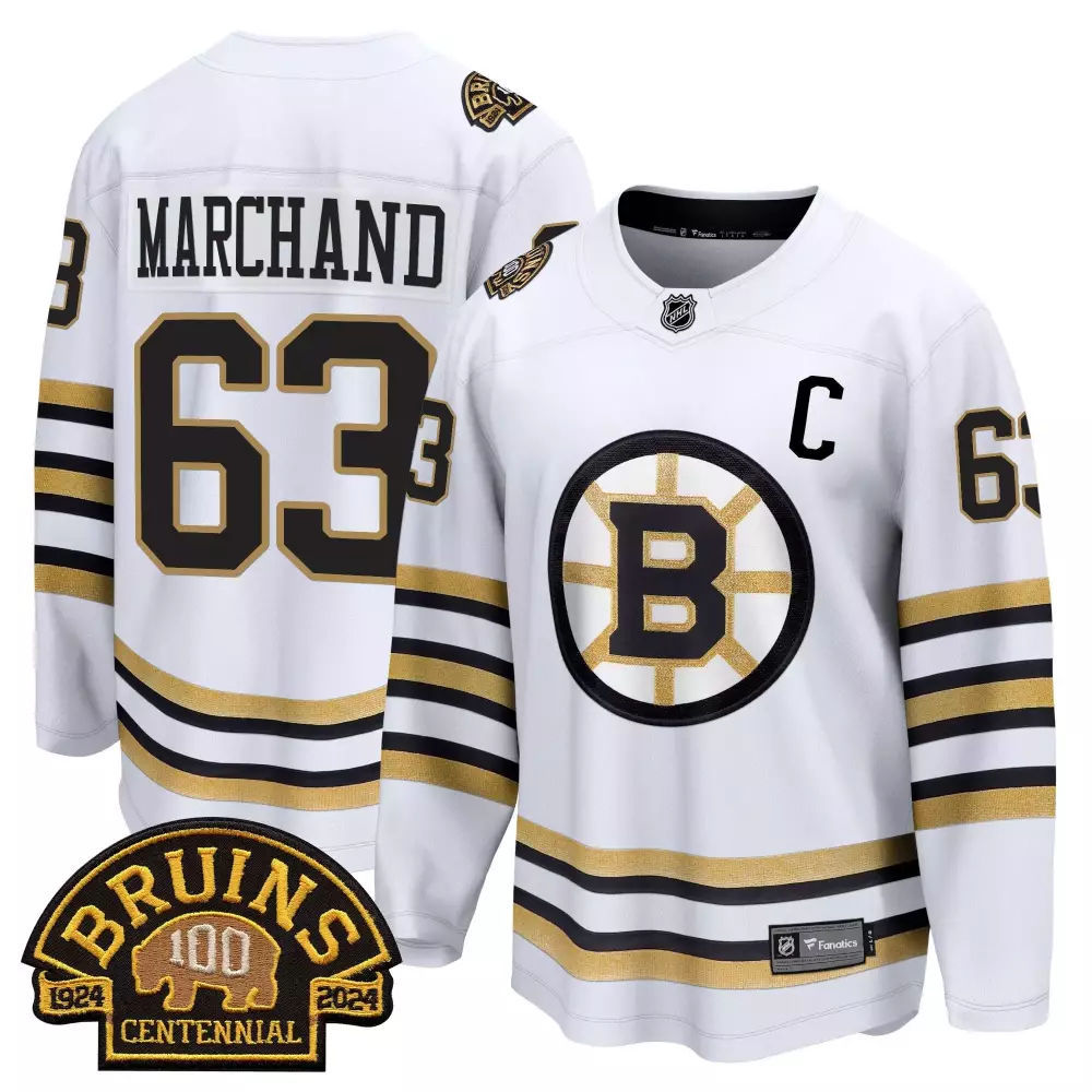 brad marchand men mens boston bruins breakaway player jersey white all stitched