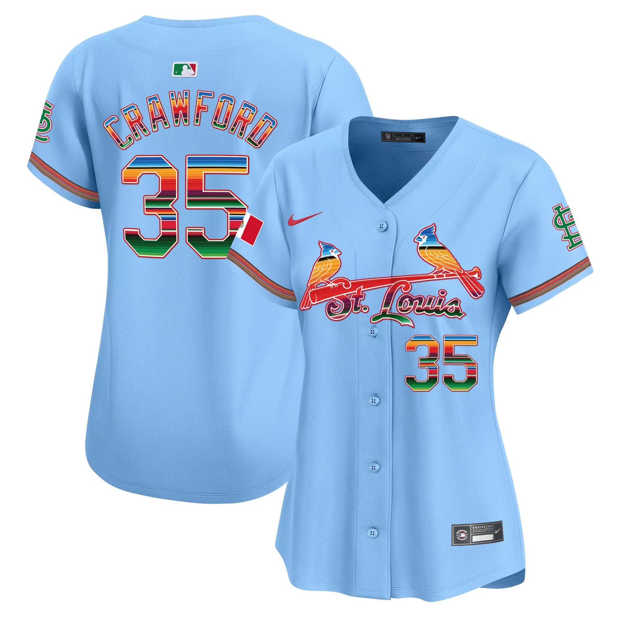 brandon crawford green mens st louis cardinals mexico vapor premier limited jersey all stitched