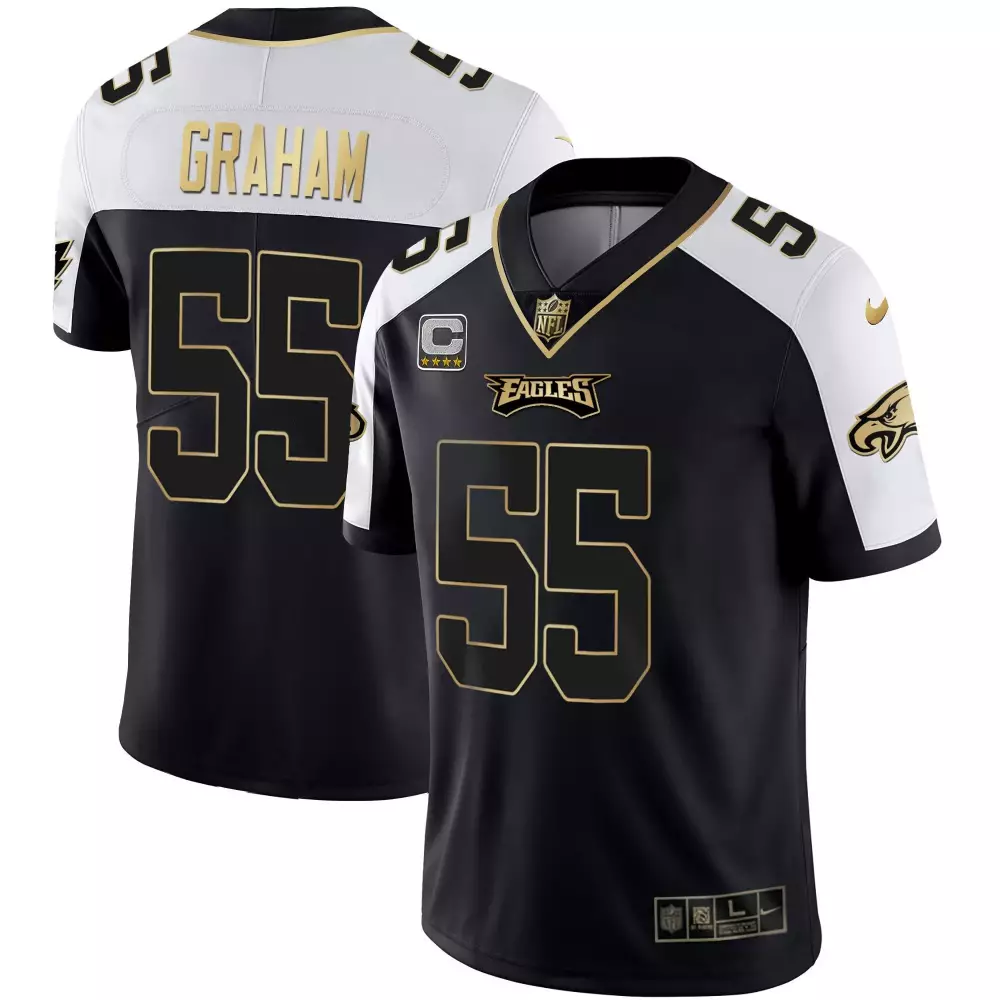 Alternate Vapor Black Gold Limited Eagles Jersey | Stitched Men's Gear | Perfect for Game Day for Men, Women & Youth