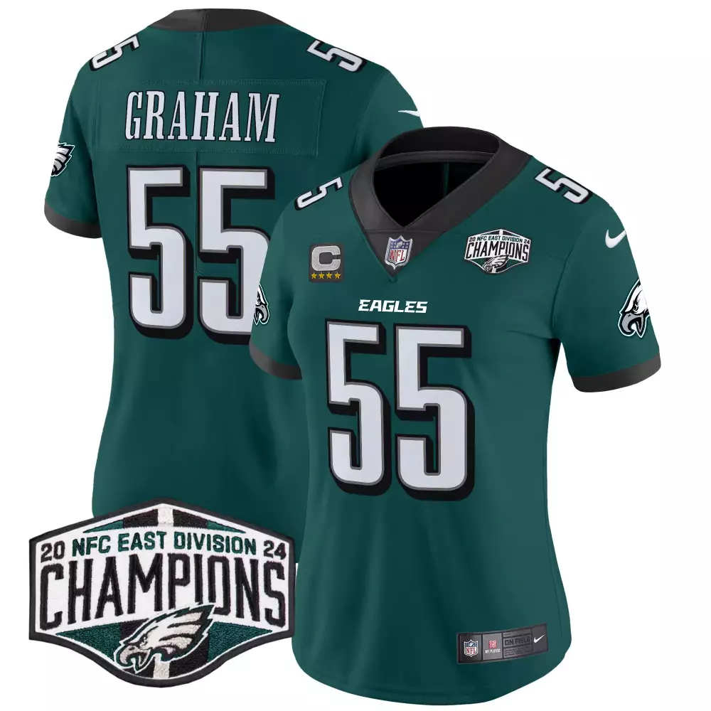 brandon graham midnight green sleeves youths philadelphia eagles super bowl vapor gold jersey all stitched