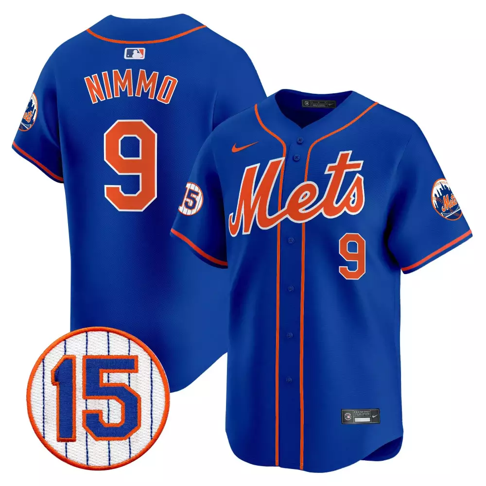 brandon nimmo royal mens new york mets jerry grote patch vapor premier limited jersey all stitched