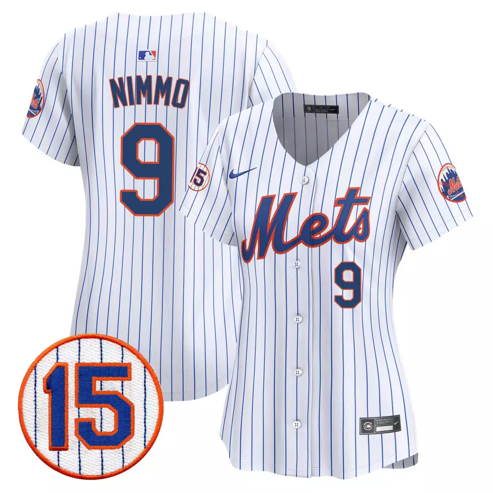 brandon nimmo white womens new york mets jerry grote patch vapor premier limited jersey all stitched