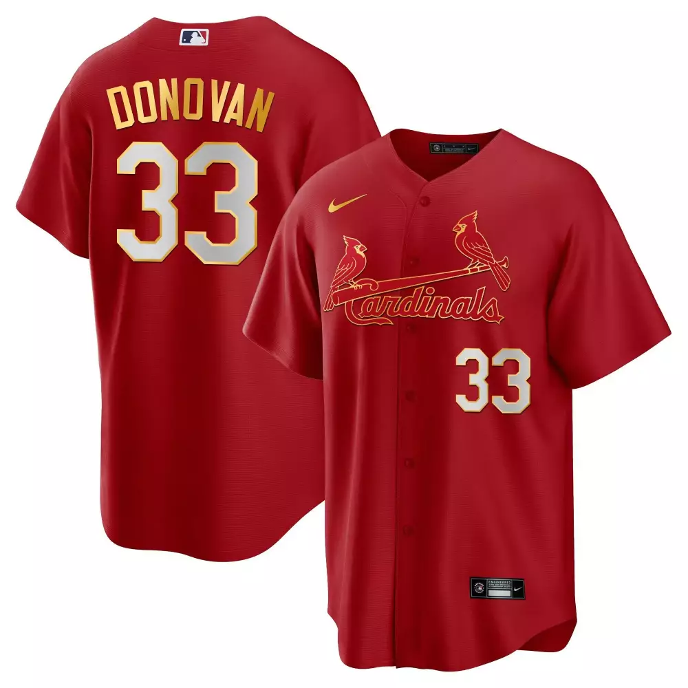 brendan donovan pinstripe unisex st louis cardinals bubblegum pink vapor premier limited jersey all stitched