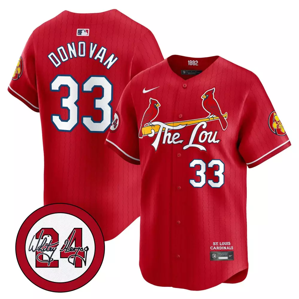 brendan donovan pinstripe unisex st louis cardinals bubblegum pink vapor premier limited jersey all stitched