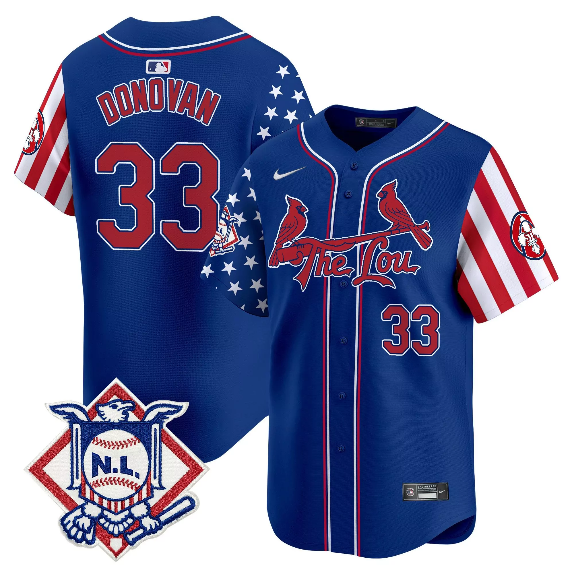 brendan donovan red womens st louis cardinals 2024 fourth of july vapor premier limited jersey all stitched