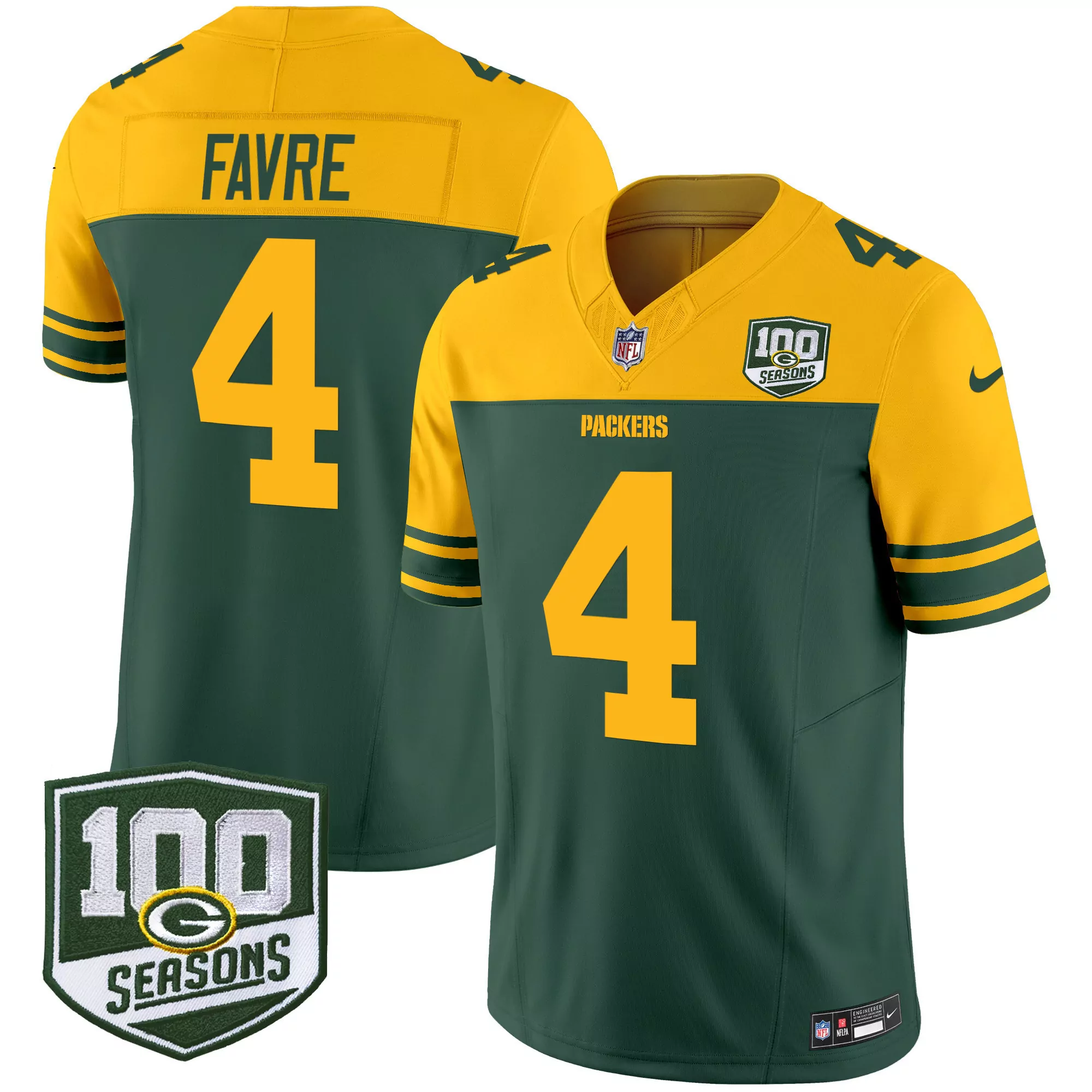 brett favre green mens green bay packers john madden home patch game jersey all stitched