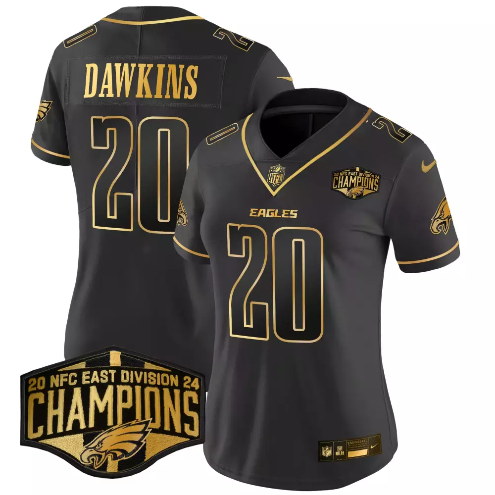 Brian Dawkins Eagles Super Bowl Vapor Gold Jersey | All Stitched | Fan Gear for Men, Women & Youth