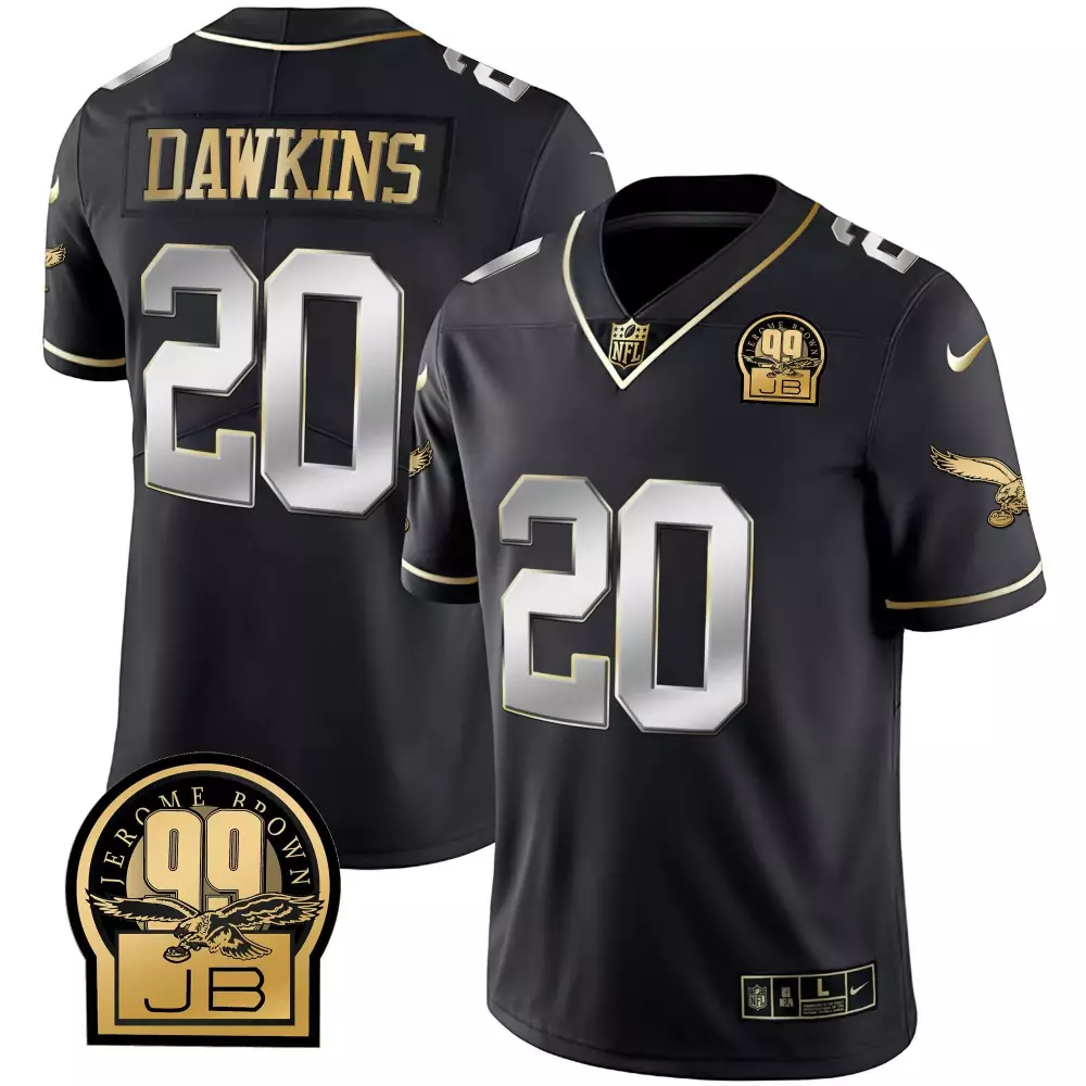 brian dawkins black limited mens philadelphia eagles gold kelly vapor throwback jersey all stitched