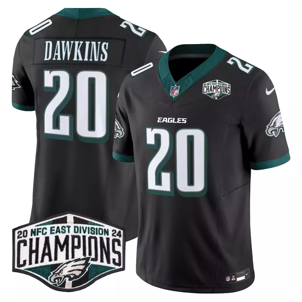brian dawkins black limited youths philadelphia eagles super bowl vapor gold jersey all stitched