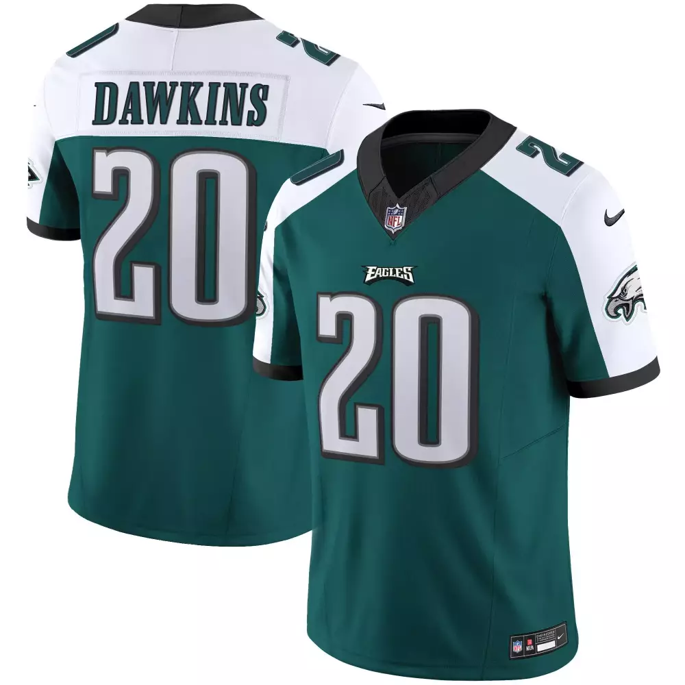 brian dawkins men split philadelphia eagles college football vapor limited jersey all stitched