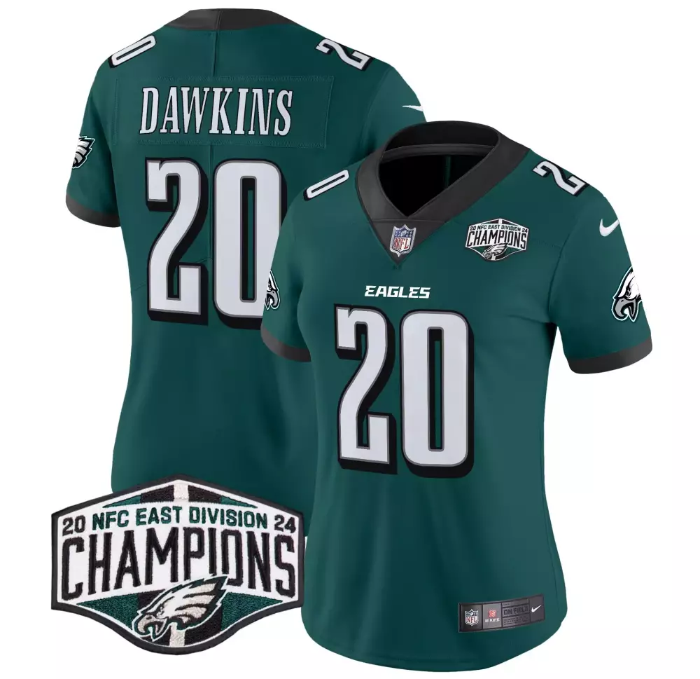 brian dawkins midnight green sleeves youths philadelphia eagles super bowl vapor gold jersey all stitched