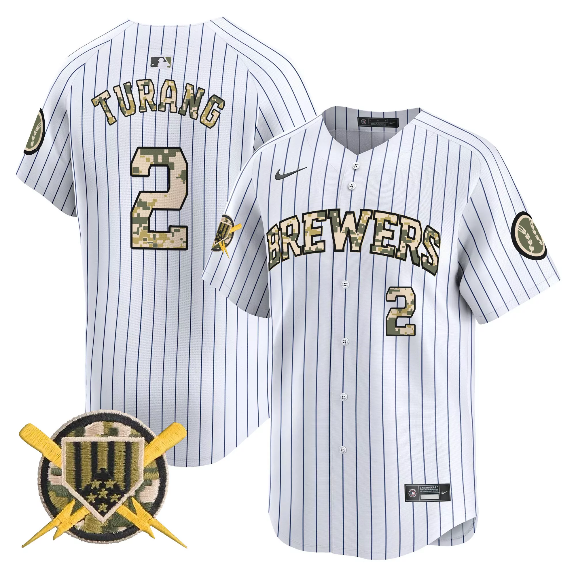 brice turang men milwaukee brewers 2024 independence day vapor premier limited jersey all stitched