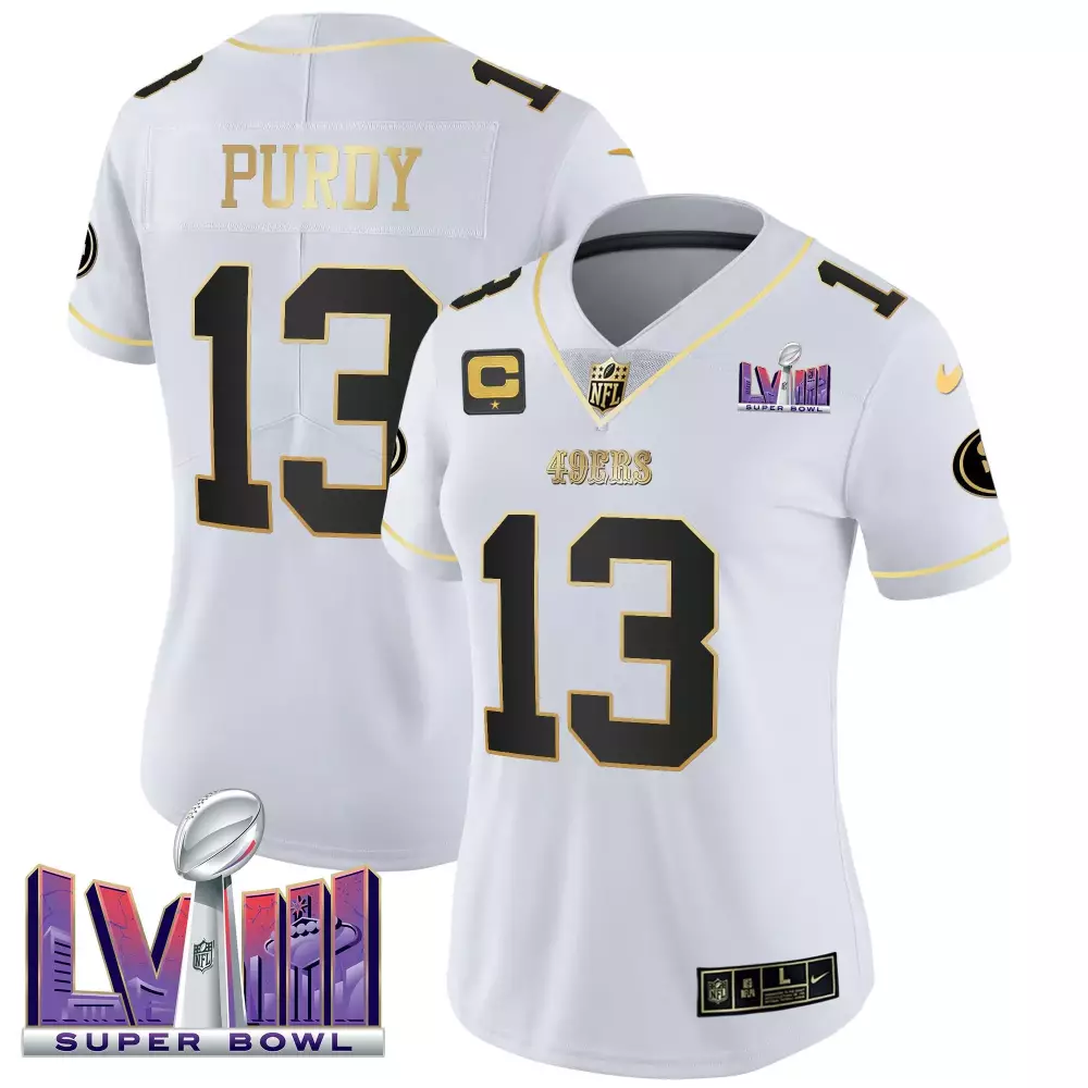Brock Purdy Scarlet Limited Youth San Francisco 49ers Jersey | Golden Gate Bridge Patch | Vapor Limited Edition Fan Gear | For Men, Women & Youth