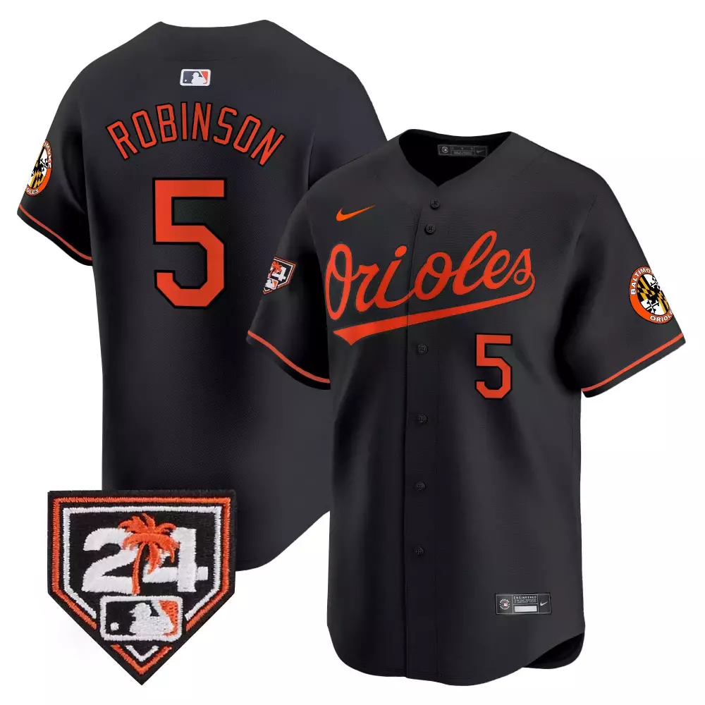 Brooks Robinson Baltimore Orioles Flex Base White Jersey | Hall of Fame Patch | Stitched for Men, Women & Youth