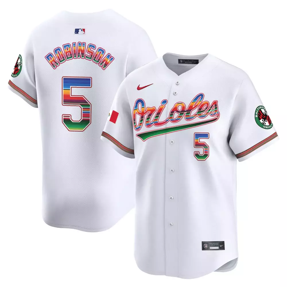 brooks robinson white mens baltimore orioles mexico vapor premier limited jersey all stitched