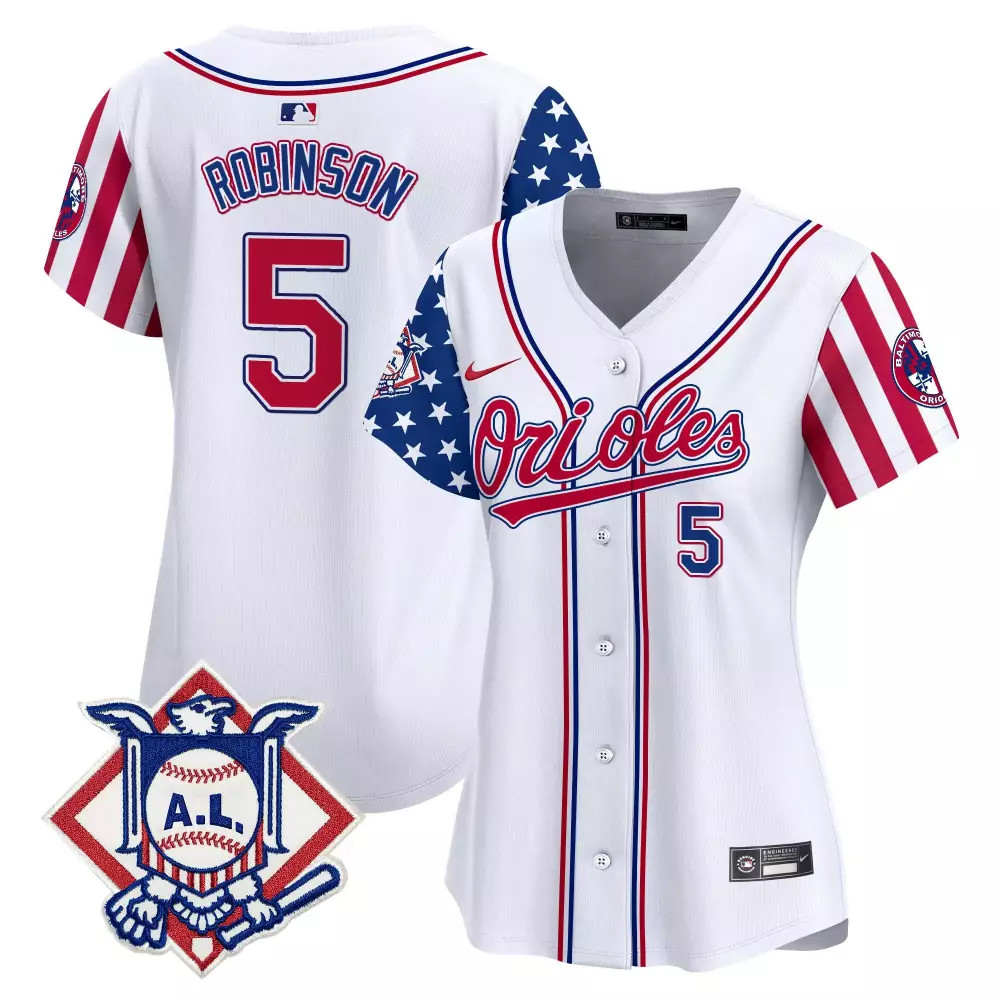 brooks robinson white women s baltimore orioles robinson patch vapor premier limited jersey v6 all stitched