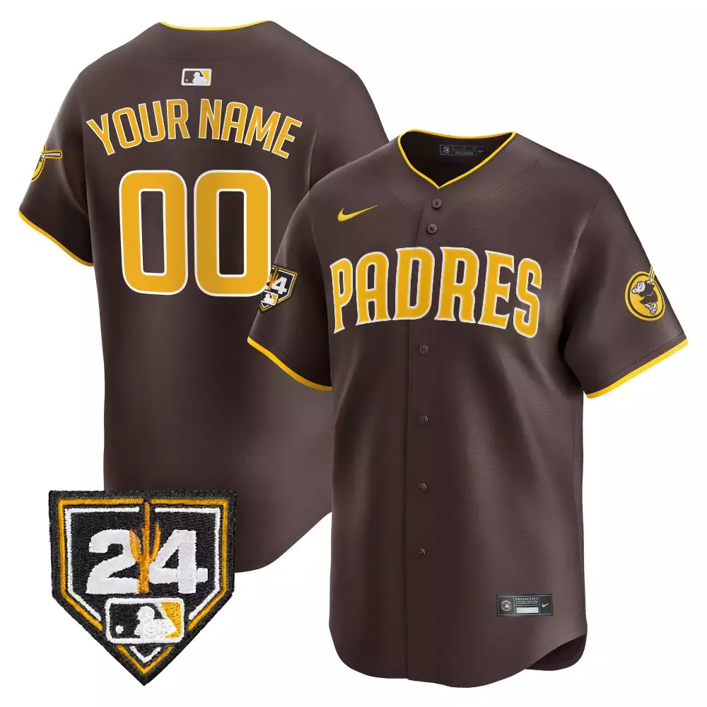 San Diego Padres 2024 Spring Training Jersey | Brown Vapor Premier | Limited Edition Custom Gear | For Men, Women & Youth