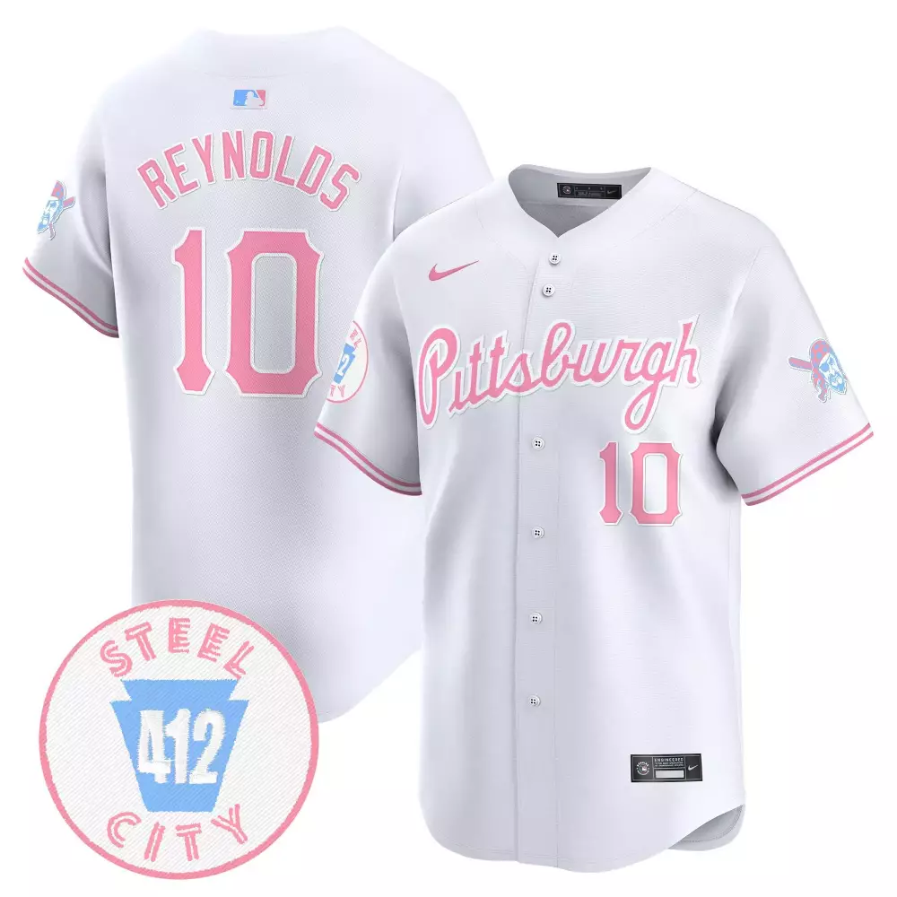 bryan reynolds white mens pittsburgh pirates wiz khalifa vapor premier limited jersey all stitched