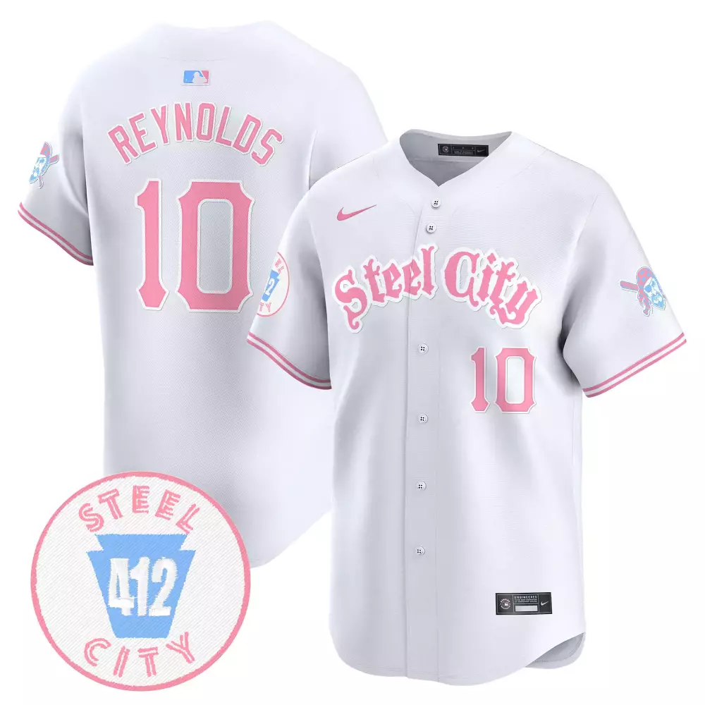 bryan reynolds white mens pittsburgh pirates wiz khalifa vapor premier limited jersey all stitched