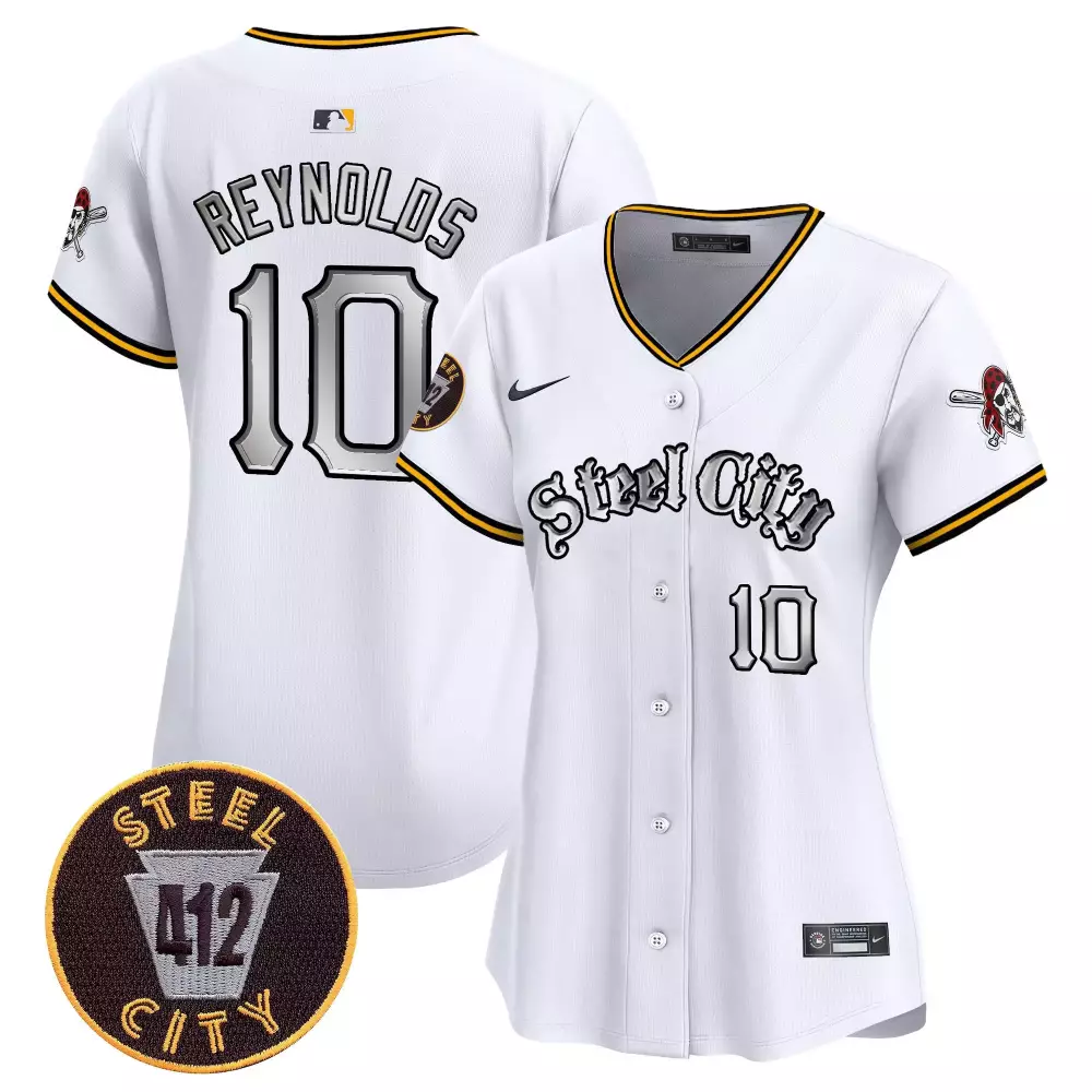 bryan reynolds white mens pittsburgh pirates wiz khalifa vapor premier limited jersey all stitched