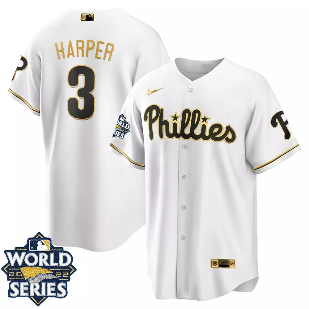 bryce harper white womens philadelphia phillies phanatic patch vapor premier limited jersey v4 all stitched