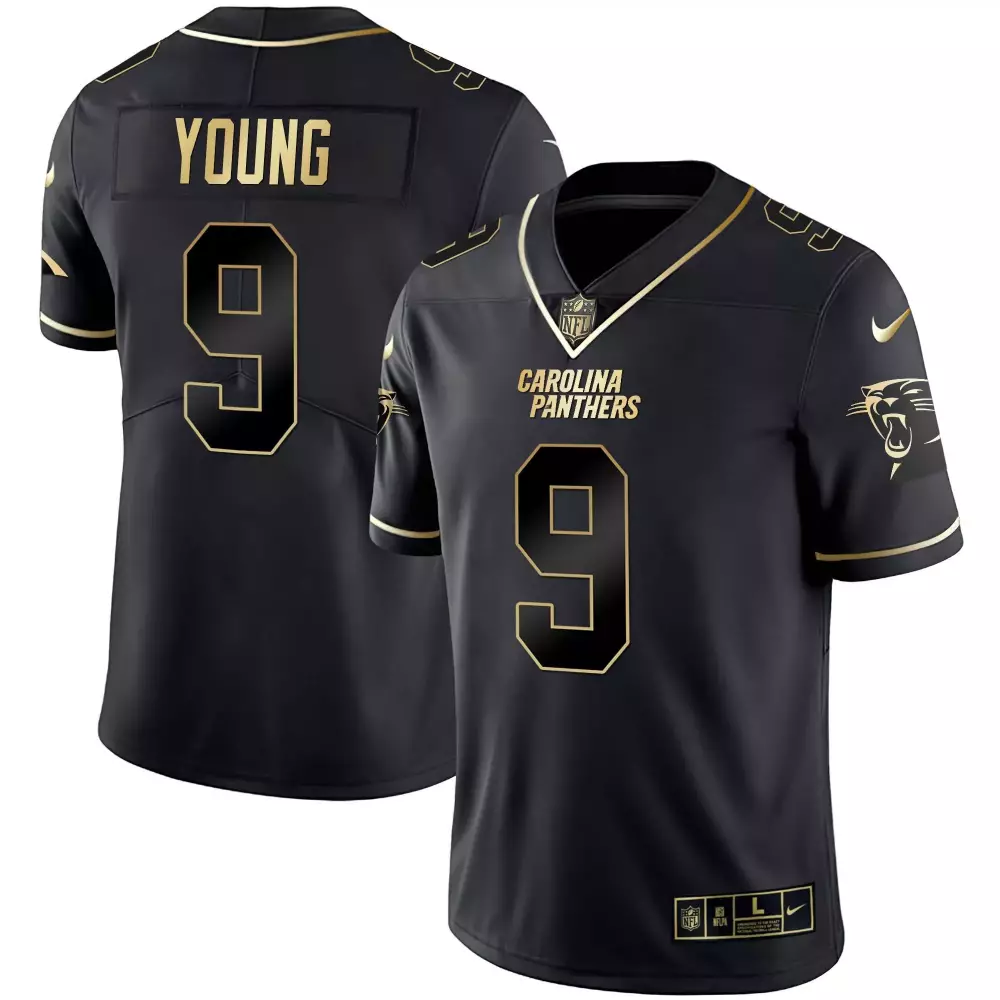 bryce young black alternate mens carolina panthers vapor limited jersey carolina patch all stitched