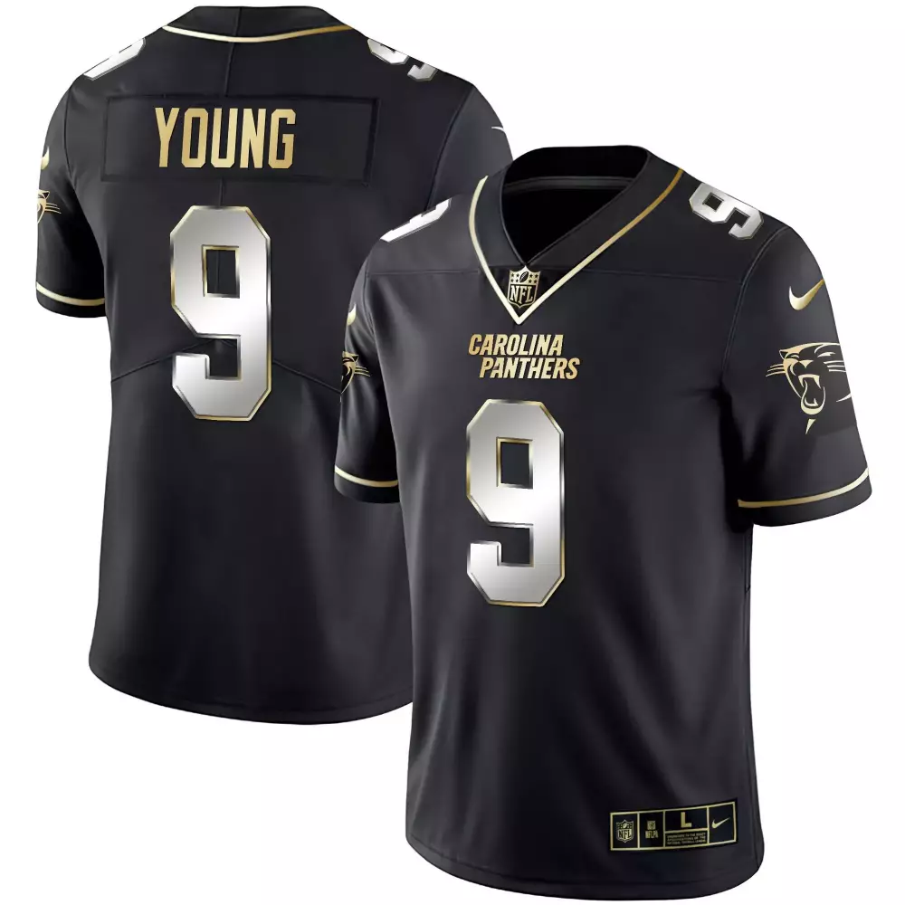 bryce young black alternate mens carolina panthers vapor limited jersey carolina patch all stitched
