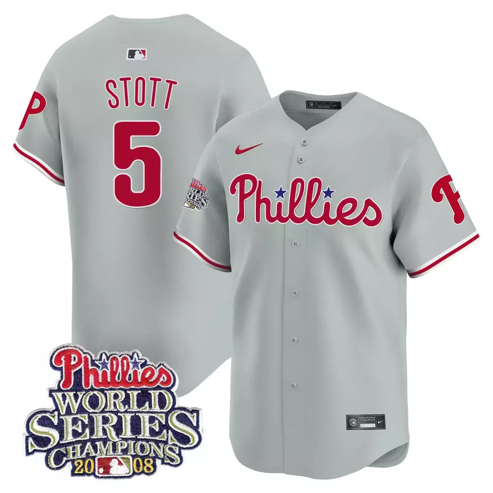 bryson stott gray mens philadelphia phillies red october patch flex base jersey all stitched