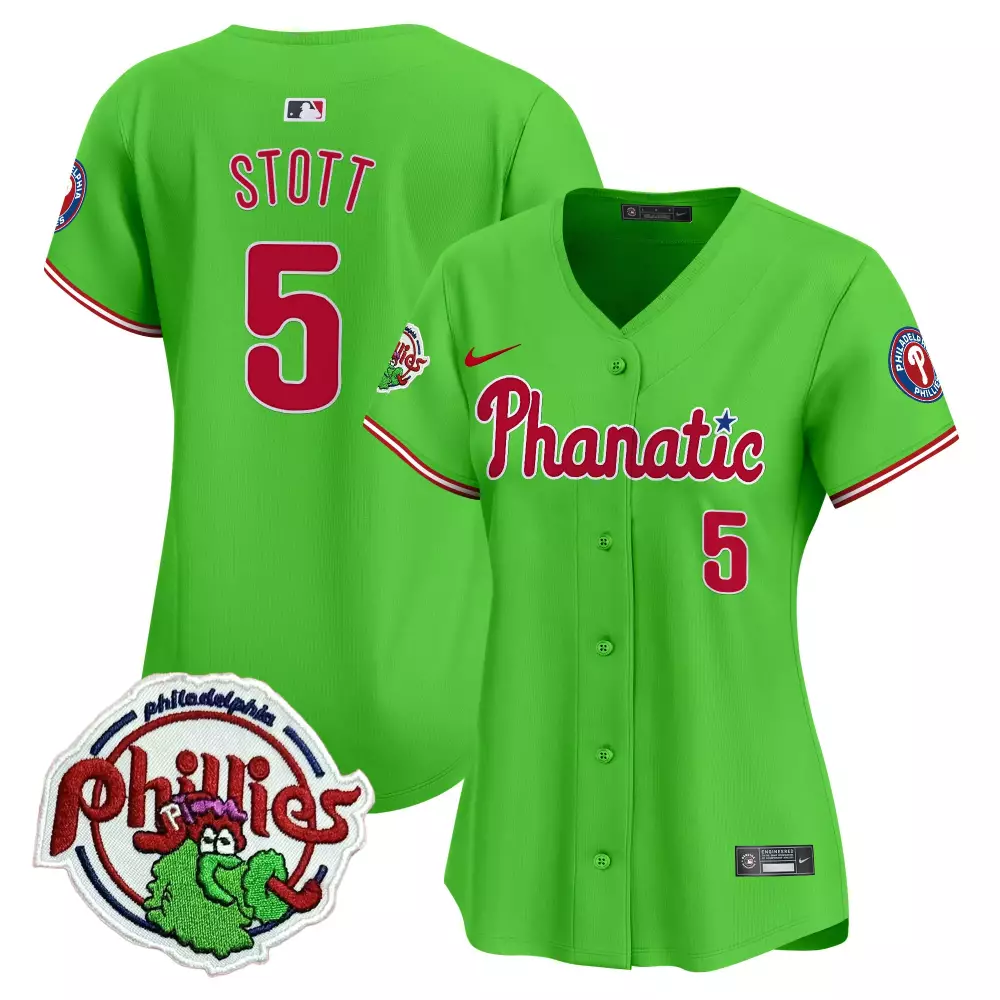 bryson stott green unisex philadelphia phillies phanatic halloween vapor limited jersey printed