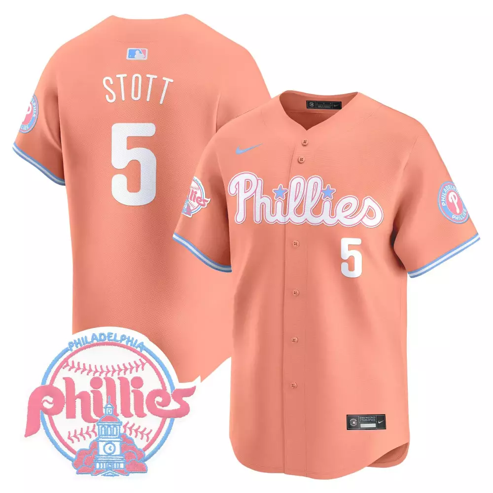 bryson stott orange mens philadelphia phillies halloween vapor premier limited jersey v2 all stitched